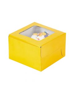 Yellow Cupcake Boxes