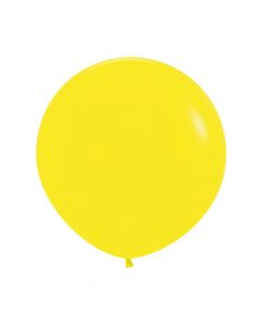 Yellow Fashion Solid Balloons 91cm