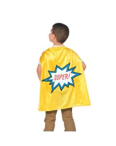 Yellow Graduation Superhero Cape