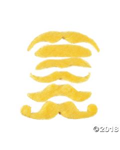 Yellow Mustache Assortment