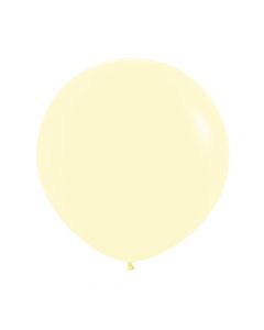 Yellow Pastel Matte Balloon 91cm
