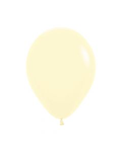 Yellow Pastel Matte Balloons 12cm