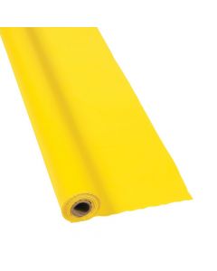 Yellow Plastic Tablecloth Roll