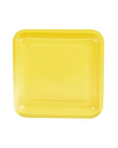 Yellow Square Paper Dinner Plates