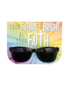 Your Future’s as Bright as Your Faith Sunglasses with Card