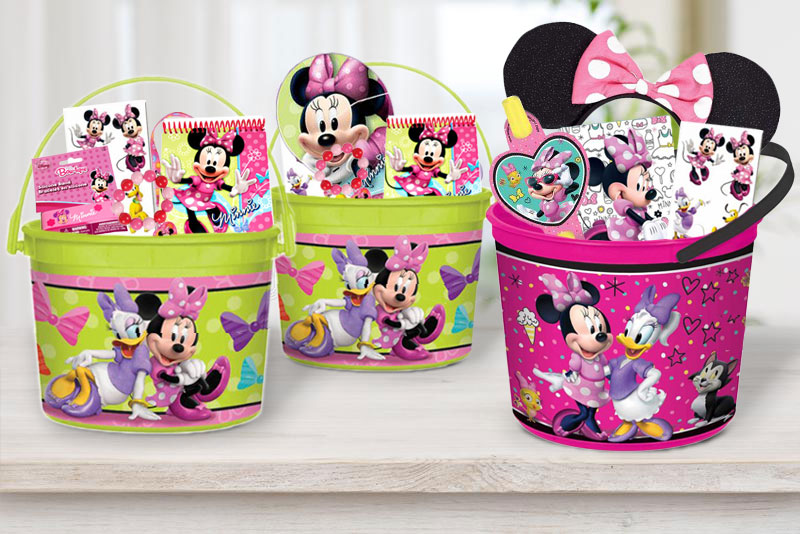 4 Pack Minnie Mouse Party Favor Sticker Boxes 
